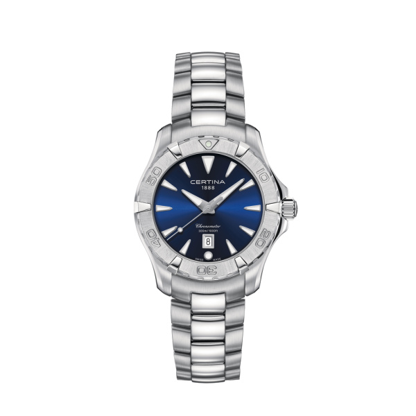 Montre Certina DS Action Lady 34mm Quartz Cadran Bleu