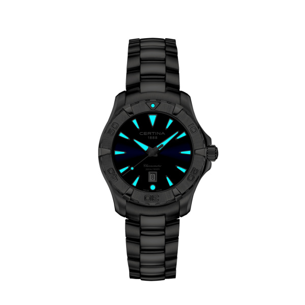 Montre Certina DS Action Lady 34mm Quartz Cadran Bleu