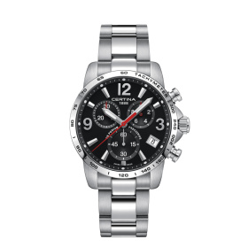 Montre Certina DS Podium Chronograph 1/10 sec Quartz Cadran Noir