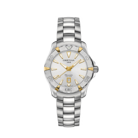 Montre Certina DS Action Lady 34mm Quartz Cadran Argent