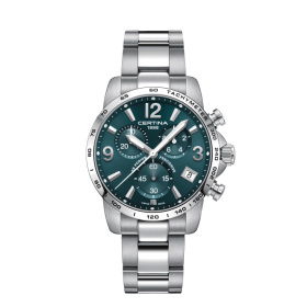 Montre Certina DS Podium Chronograph 1/10 sec Quartz Cadran Vert
