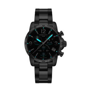 Montre Certina DS Podium Chronograph 1/10 sec Quartz Cadran Vert