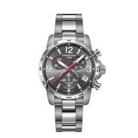Montre Certina DS Podium Chronograph 1/10 sec Quartz Cadran Gris