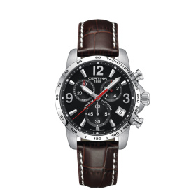 Montre Certina DS Podium Chronograph 1/10 sec Quartz Cadran Noir