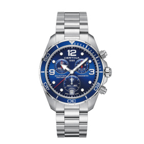 Montre Certina DS Action Chronograph Quartz Cadran Bleu
