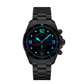Montre Certina DS Action Chronograph Quartz Cadran Bleu