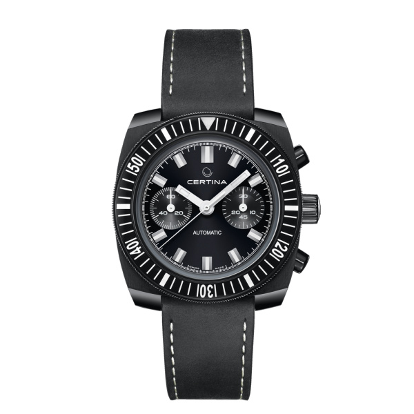Montre Certina DS Chronograph Automatic 1968 Automatique Cadran Bleu