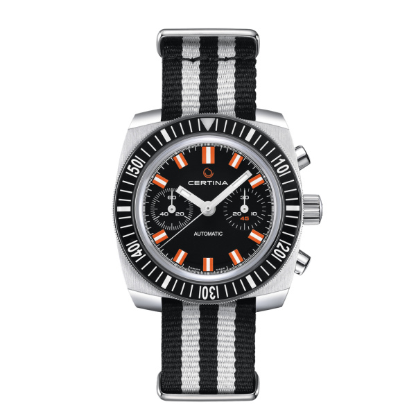Montre Certina DS Chronograph Automatic 1968 Automatique Cadran Noir