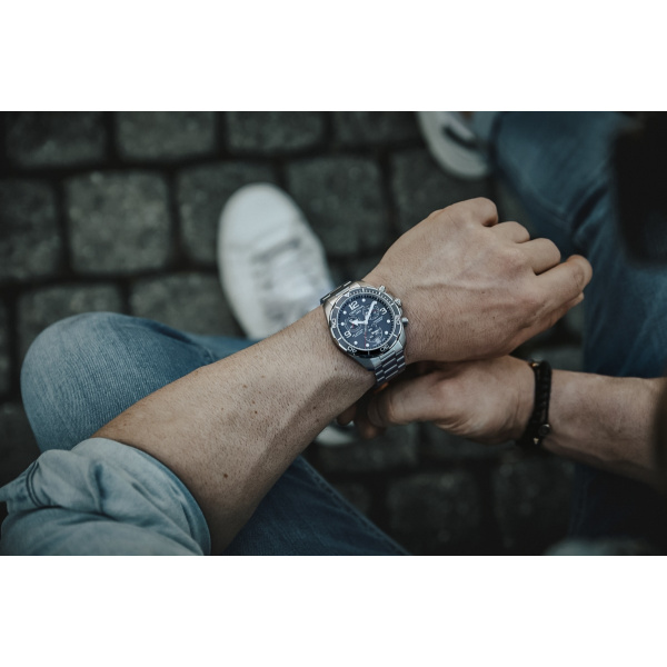 Montre Certina DS Action Chronograph Quartz Cadran Gris