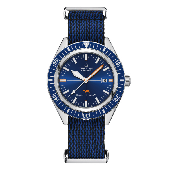 Montre Certina DS Super PH500M Automatique Cadran Bleu