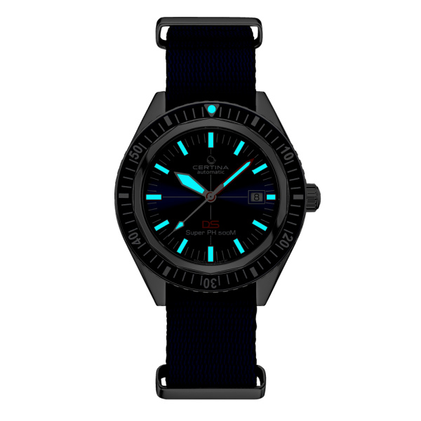 Montre Certina DS Super PH500M Automatique Cadran Bleu