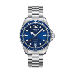Montre Certina DS Action Quartz Cadran Bleu