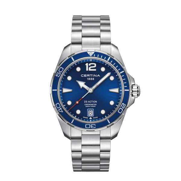 Montre Certina DS Action Quartz Cadran Bleu