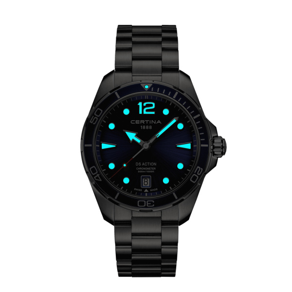 Montre Certina DS Action Quartz Cadran Bleu