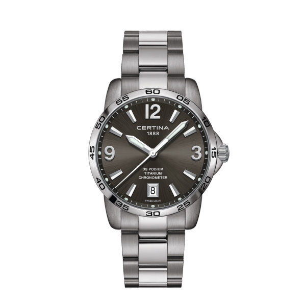 Montre Certina DS Podium 40mm Quartz Cadran Gris