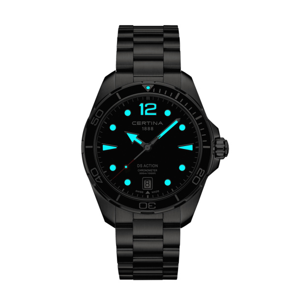 Montre Certina DS Action Quartz Cadran Noir
