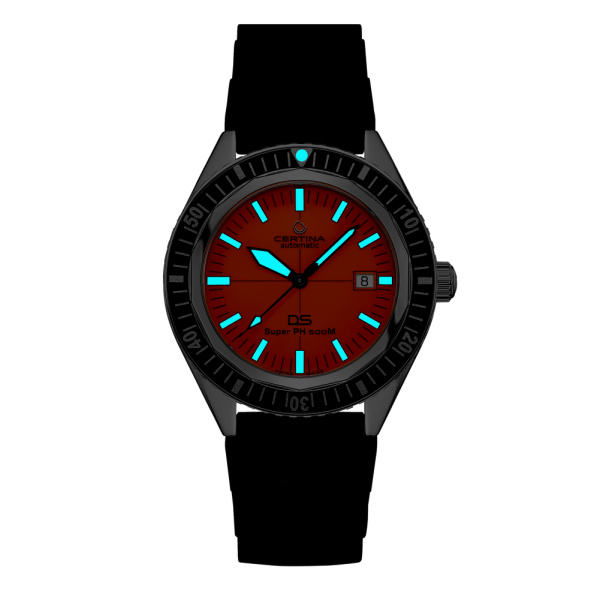 Montre Certina DS Super PH500M Automatique Cadran Orange
