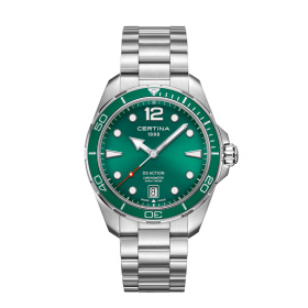 Montre Certina DS Action Quartz Cadran Vert