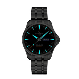 Montre Certina DS Action Day Date Powermatic 80 Automatique Cadran Bleu