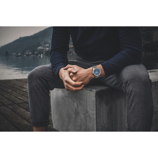Montre Certina DS Action Day Date Powermatic 80 Automatique Cadran Bleu