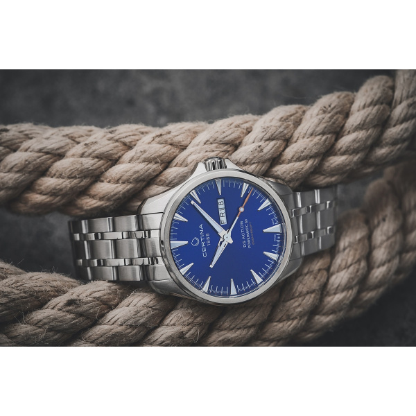 Montre Certina DS Action Day Date Powermatic 80 Automatique Cadran Bleu