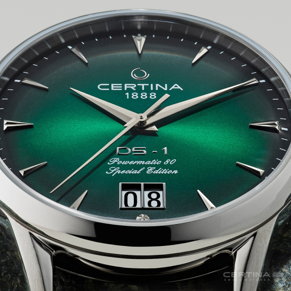 Montre Certina 60th Anniversary DS Concept Special Edition Automatique Cadran Vert