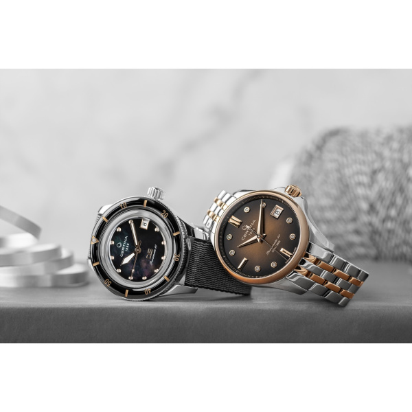 Montre Certina DS Action Lady Powermatic 80 Automatique Cadran Marron / Brun