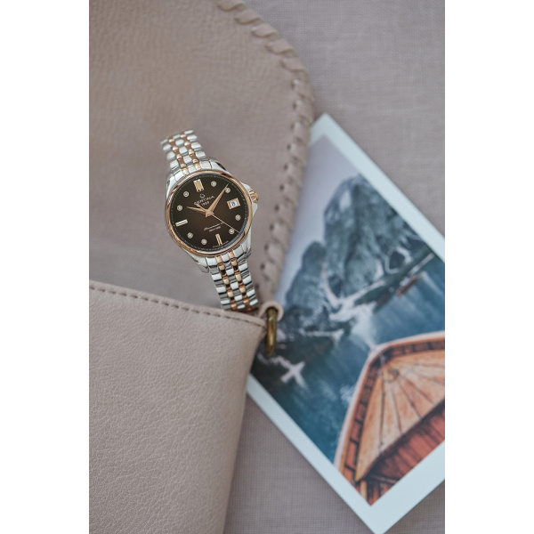 Montre Certina DS Action Lady Powermatic 80 Automatique Cadran Marron / Brun
