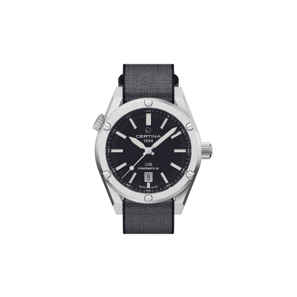 Montre Certina DS+ Kit Aqua & Sport Automatique Cadran Noir
