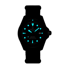 Montre Certina DS Action Diver 43mm Powermatic 80 Automatique Cadran Noir