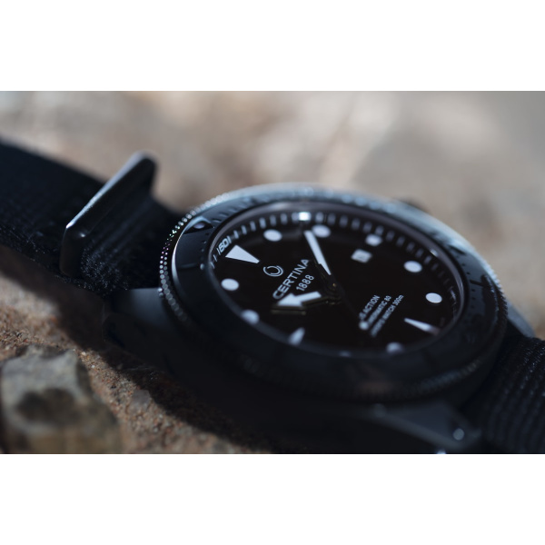 Montre Certina DS Action Diver 43mm Powermatic 80 Automatique Cadran Noir