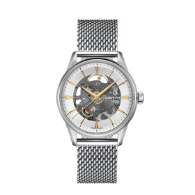 Montre Certina DS-1 Skeleton Automatique Cadran Argent