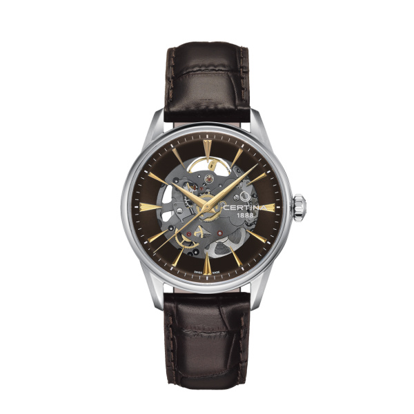 Montre Certina DS-1 Skeleton Automatique Cadran Gris
