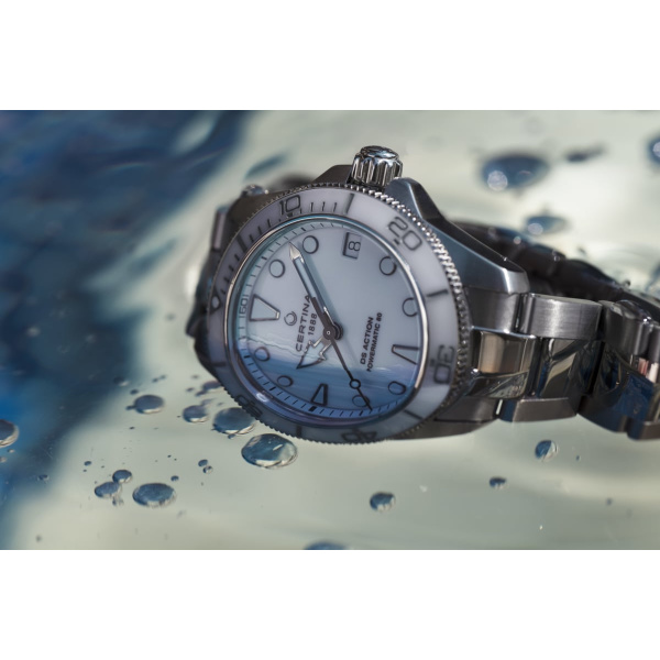 Montre Certina DS Action 34.5mm Powermatic 80 Automatique Cadran Blanc