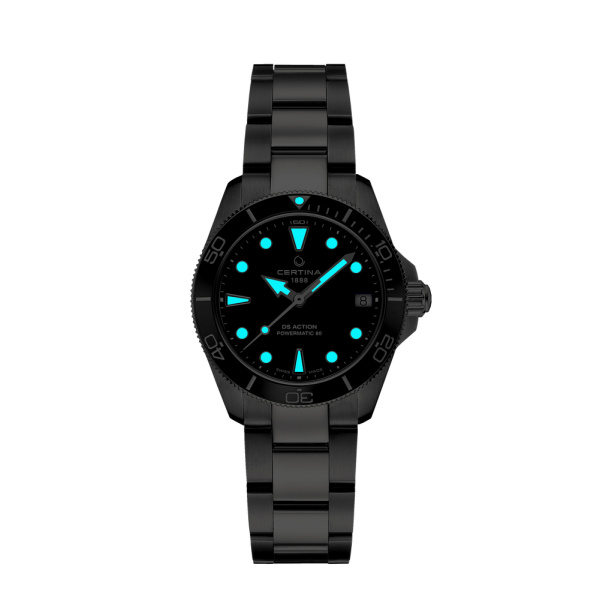 Montre Certina DS Action 34.5mm Powermatic 80 Automatique Cadran Noir
