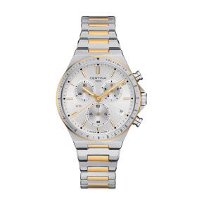 Montre Certina DS-7 Chronograph Quartz Cadran Argent