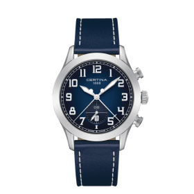 Montre Certina DS Pilot Quartz Cadran Bleu