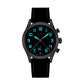 Montre Certina DS Pilot Quartz Cadran Bleu