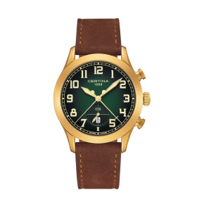 Montre Certina DS Pilot Quartz Cadran Vert