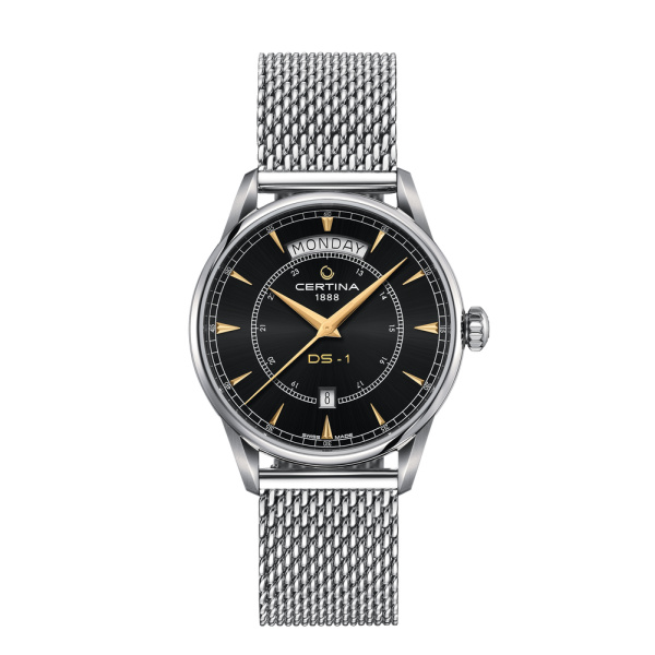 Montre Certina DS-1 Day Date Automatique Cadran Noir