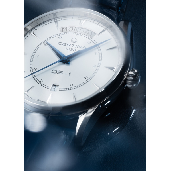 Montre Certina DS-1 Day Date Automatique Cadran Blanc