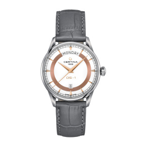 Montre Certina DS-1 Day Date Automatique Cadran Blanc