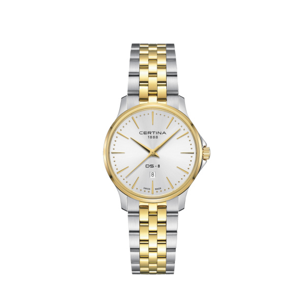 Montre Certina DS-8 Lady 31mm Quartz Cadran Argent