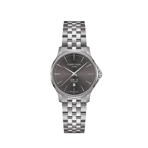 Montre Certina DS-8 Lady 31mm Quartz Cadran Gris