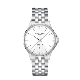 Montre Certina DS-8 Gent 40mm Quartz Cadran Blanc