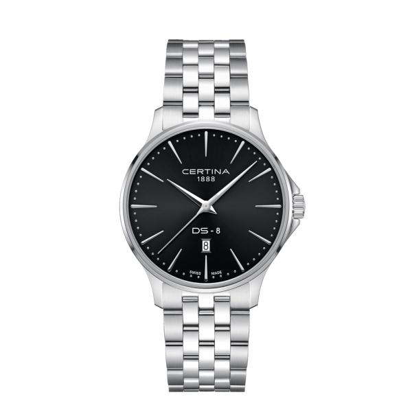 Montre Certina DS-8 Gent 40mm Quartz Cadran Noir