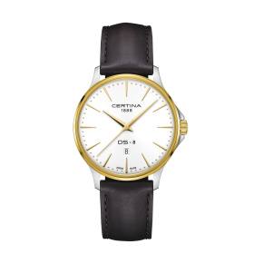 Montre Certina DS-8 Gent 40mm Quartz Cadran Argent