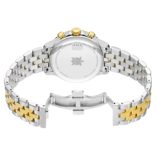 Montre Certina DS-8 Chrono Quartz Cadran Argent