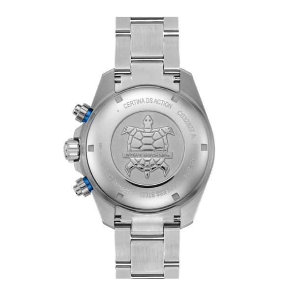 Montre Certina DS Action Diver Chrono Automatique Cadran Bleu