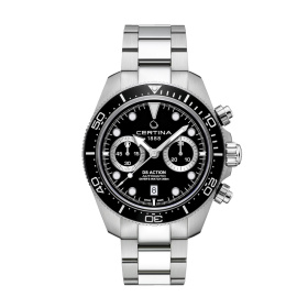 Montre Certina DS Action Diver Chrono Automatique Cadran Noir